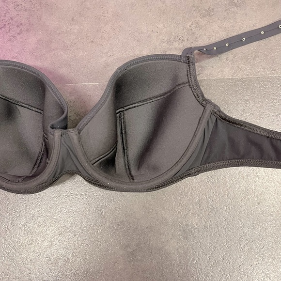 Black Bikini Top Bra Cup Sized - Picture 4 of 4
